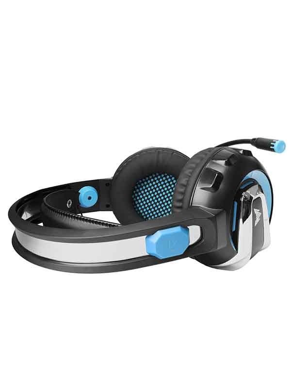 Crown Micro Gaming Headphones Headset -Blue