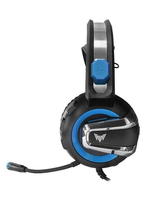 Crown Micro Gaming Headphones Headset -Blue